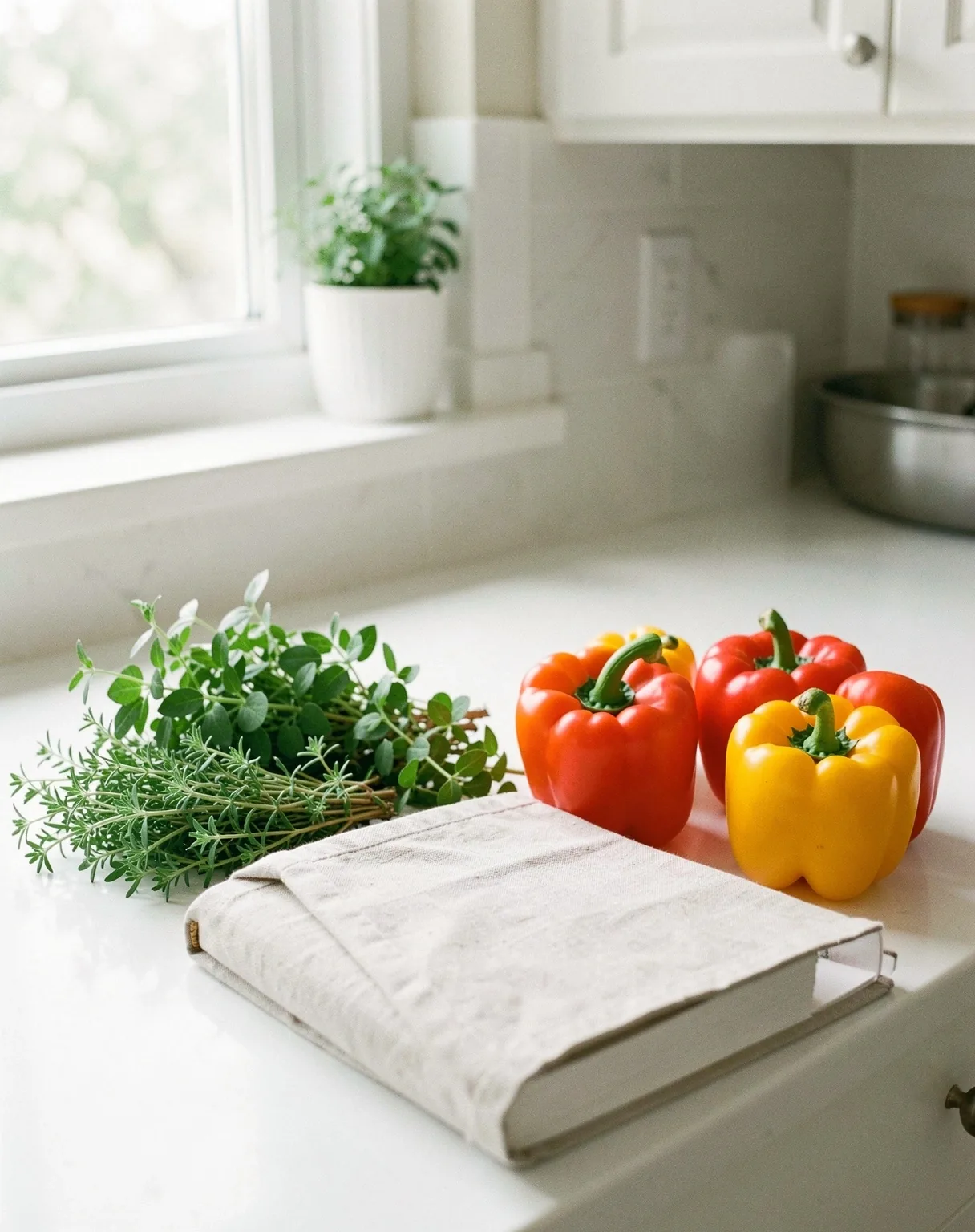 Nutritional raw elements background